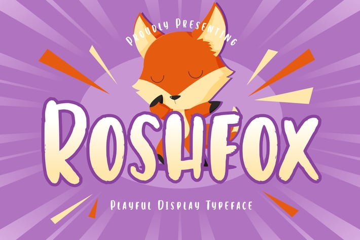 Roshfox Display Advertisement Font