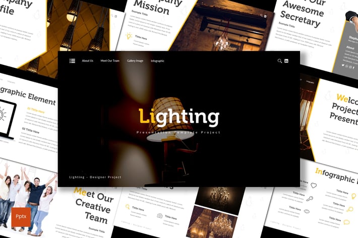 Lighting - Powerpoint Template