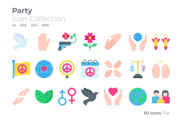 Peace Color Icon