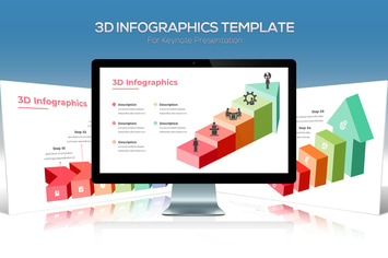 3D Infographics For Keynote Presentation