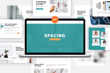 Spacing Creative PowerPoint Templates