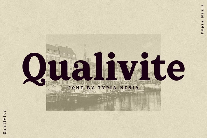 Qualivite Bold Serif Font