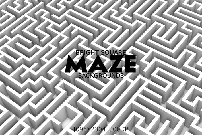 Bright Square Maze Backgrounds