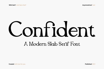 Confident - Slab Serif