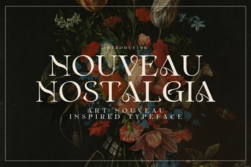 Nouveau Nostalgia – Art Nouveau Inspired Typeface