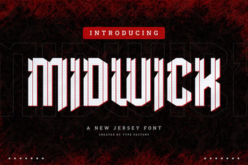 Midwick - Jersey Font