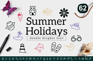 Summer Holidays Dingbat