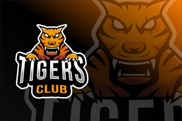 Tigers Club Esport Logo Template