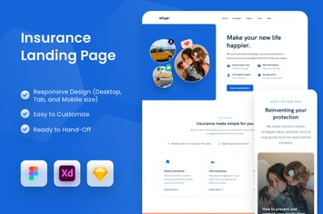Insurance Landing Page Template