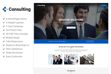 Amaco - Consulting PSD Template
