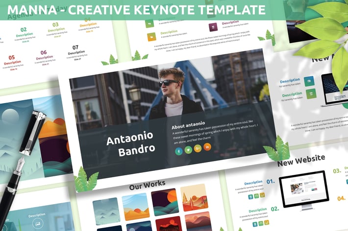 Manna - Creative Keynote Template