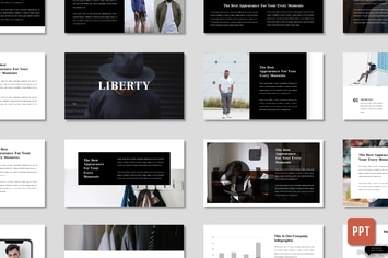 Liberty Men Fashion Presentation - (PPT)