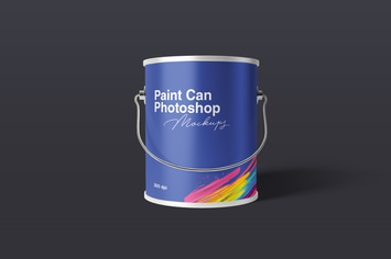 Paint Can Mockups