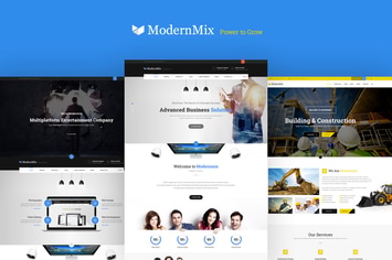 Modernmix - business PSD Template