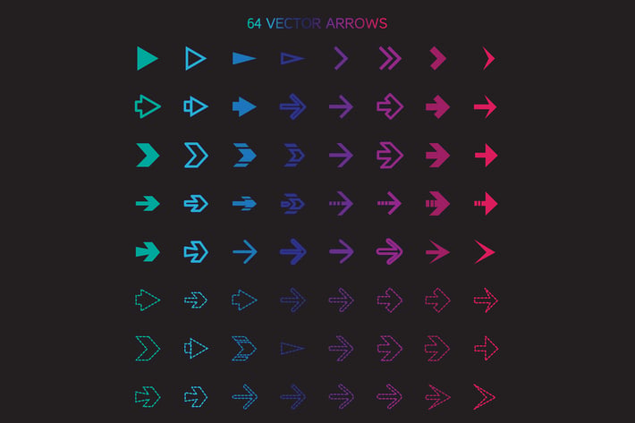 64 Arrows Set
