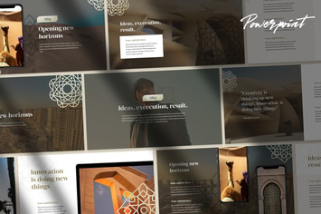 Alfaj - Elegant Arabic Theme Business PPT