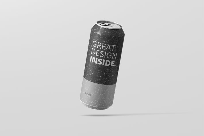 Can Mockup 500ml