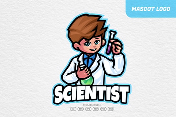 Scientist Laboratory Logo