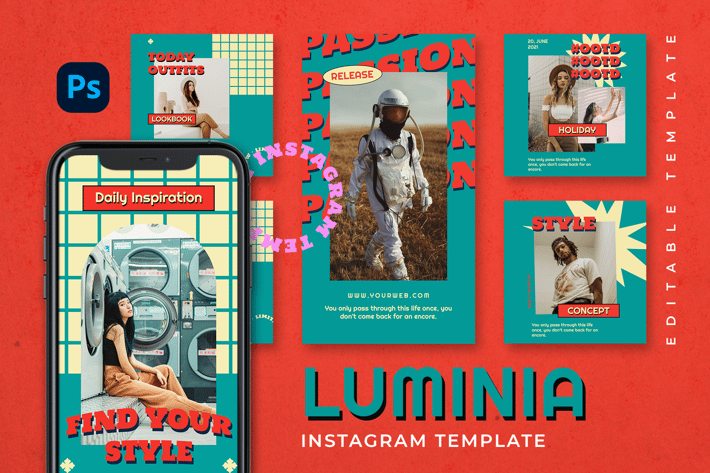 Luminia - Retro Instagram Stories and Post