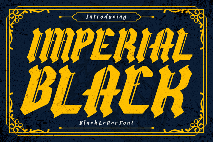 Imperial Black - Blackletter Font