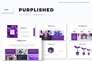 Purplished - Keynote Template