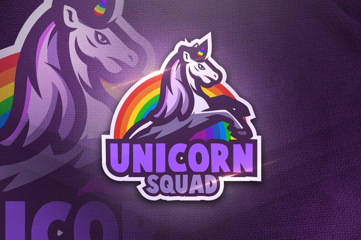 Unicorn Squad - Mascot & Esport Logo