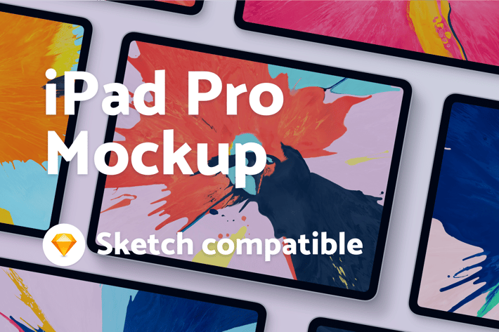 iPad Pro Mockup - Sketch