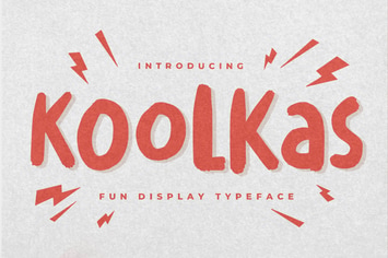 Koolkas - Fun Display Typeface