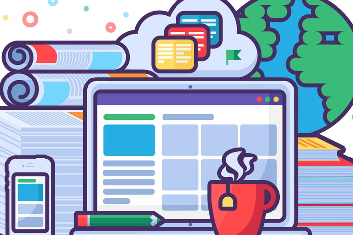 Online Education Concept Illustration