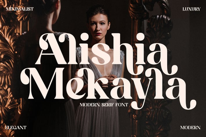 Alishia Mekayla Modern Serif Font
