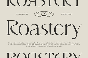 CS Roastery – Elegant Font