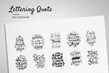Lettering Quote