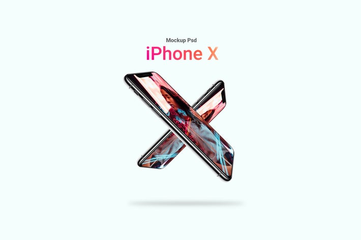 iPhone X Mockup PSD