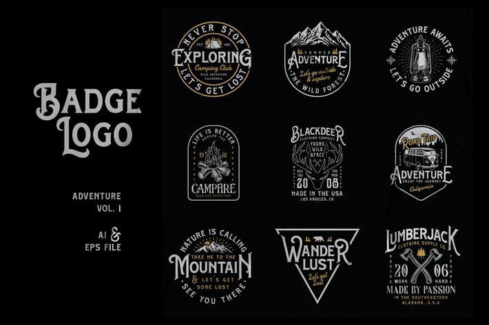 Badge Logo - Adventure Series Vol. 1