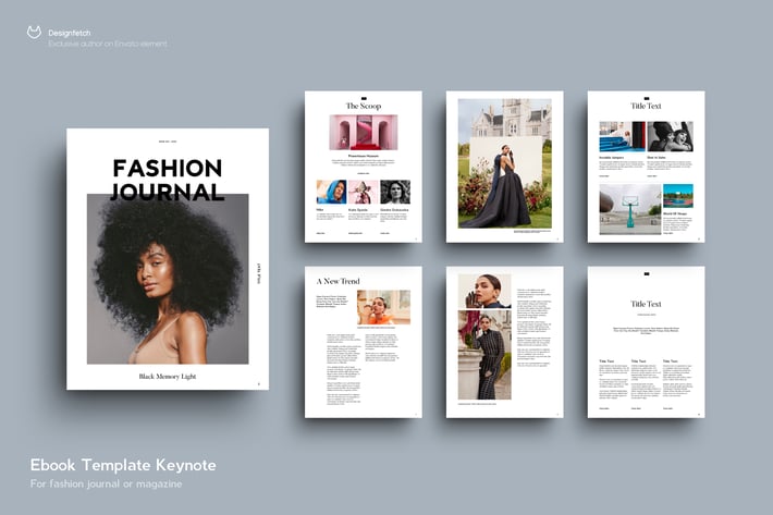 EBOOK Template ⋮ Fashion ⋮ 22 Pages ⋮ Keynote