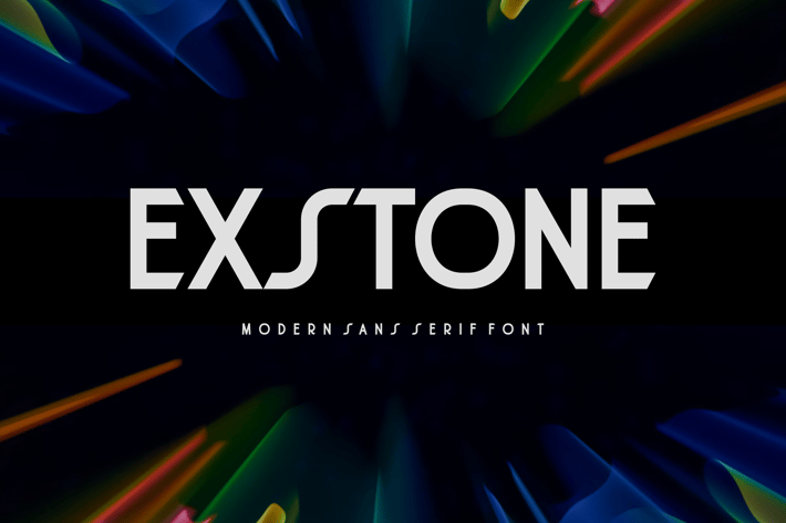 Exstone Font