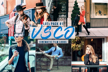 VSCO Cinematic LUTs - Film Look for Video Creators