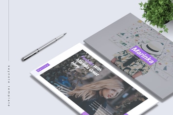MARINKA Fashion Keynote Template