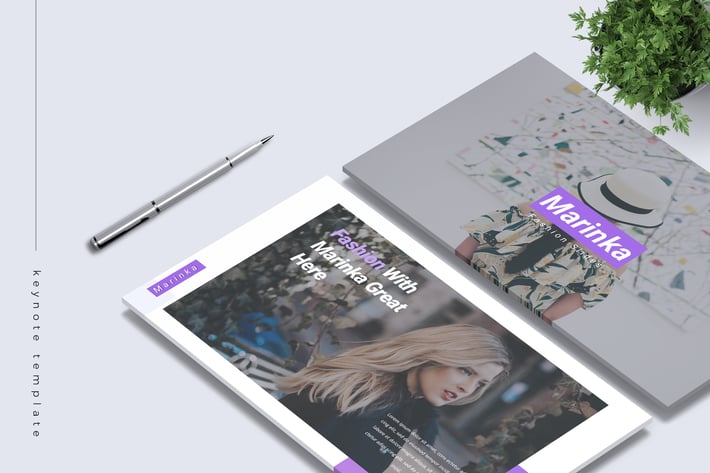 MARINKA Fashion Keynote Template