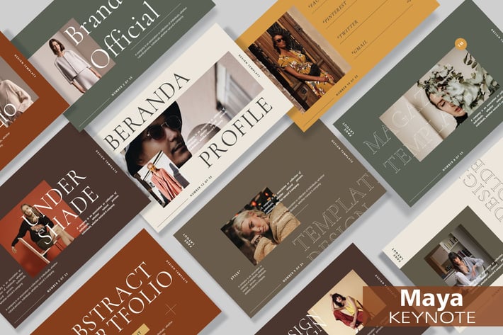 MAYA -  Fashion Keynote Template