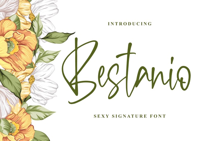 Bestanio - Sexy Signature Font
