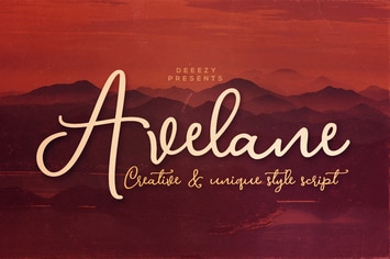 Avelane Script Font