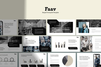 Faav - Modern & Simple Powerpoint Template