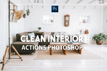 Clean Interior Photoshop Actions