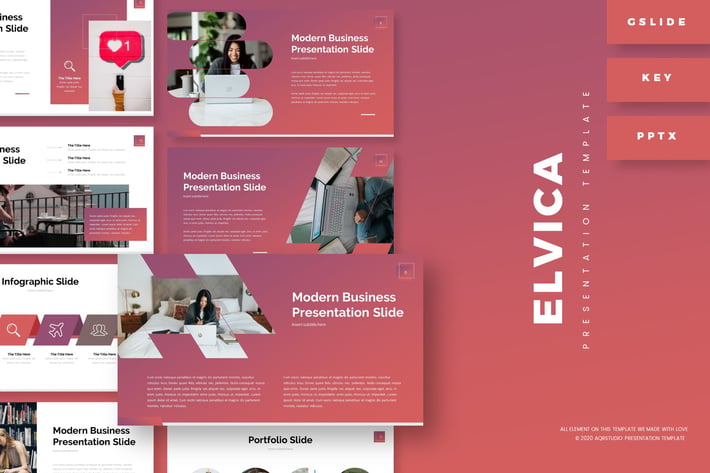 Elvica Presentation Template