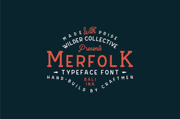 Merfolk Typeface - Retro Font