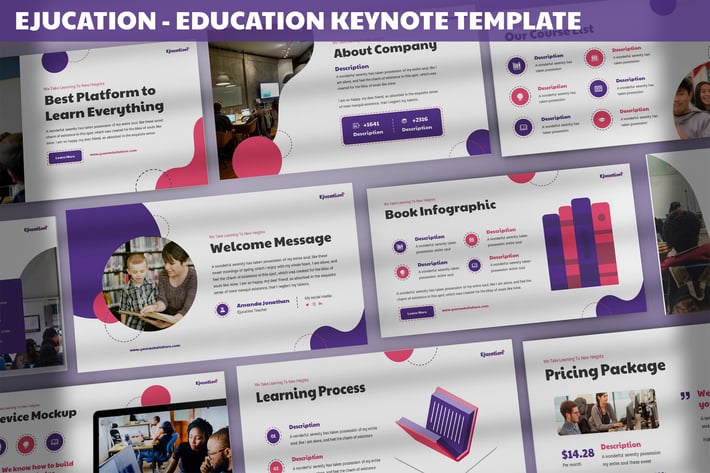 Ejucation - Education Keynote Template