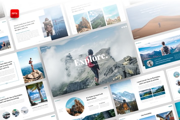 Explore - Backpacker PowerPoint Template