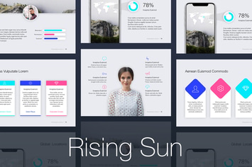 Rising Sun PowerPoint Template