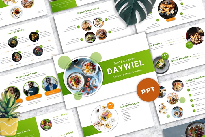 Daywiel - Food & Beverage Powerpoint Templates